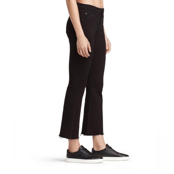 Rag and Bone 10 Inch Crop Flare Jeans - Picture 2 of 8